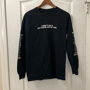 CHAINSMOKERS I Hate To Say It Memories Tour 2017 Long Sleeve T-Shirt